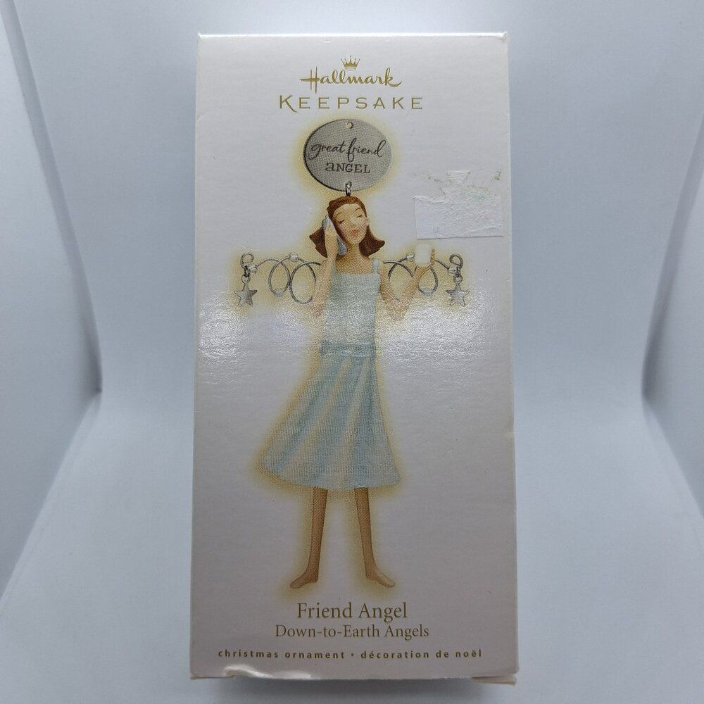 Hallmark Keepsake 2009 Down-to-Earth Angels-Friend Angel Ornament QXG6555‎